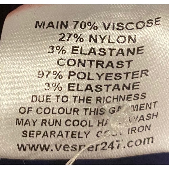 Vesper High Neck Contrast Bodycon Dress - Picture 12 of 12